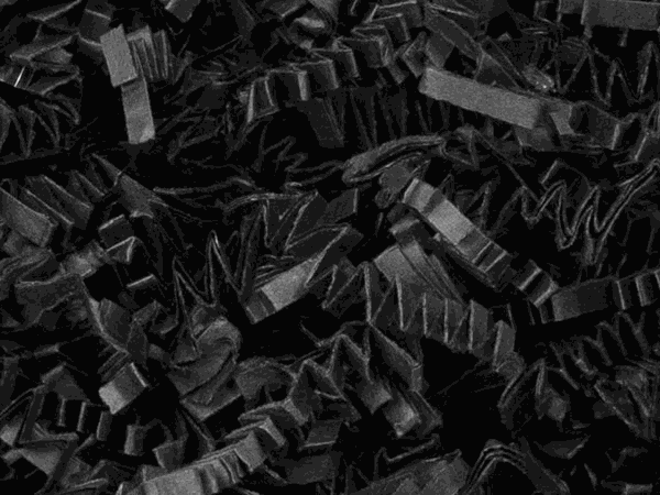Black Crinkle Cut Shred