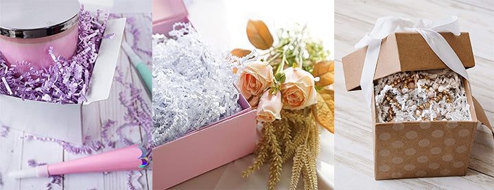 Colorful crinkle paper for gift baskets packaging and decoration