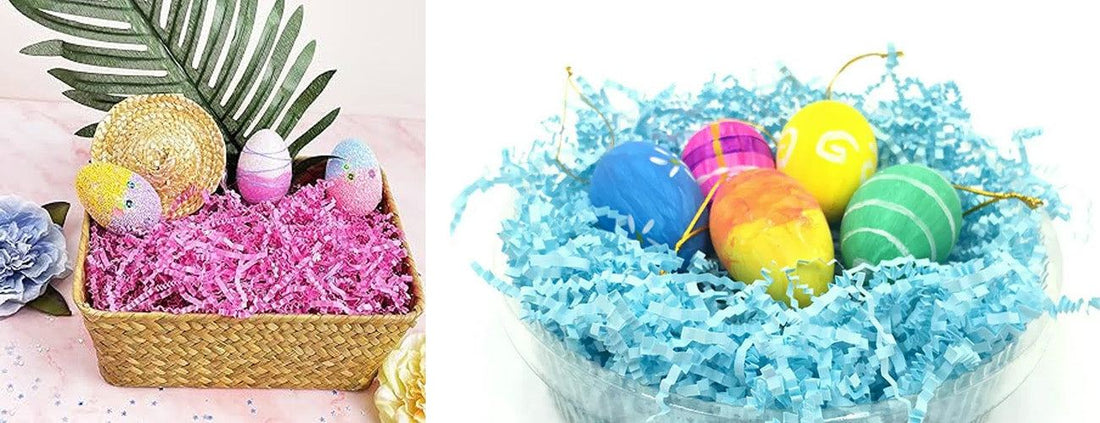 Gift basket filler paper options for various occasions showing how to choose the right one
