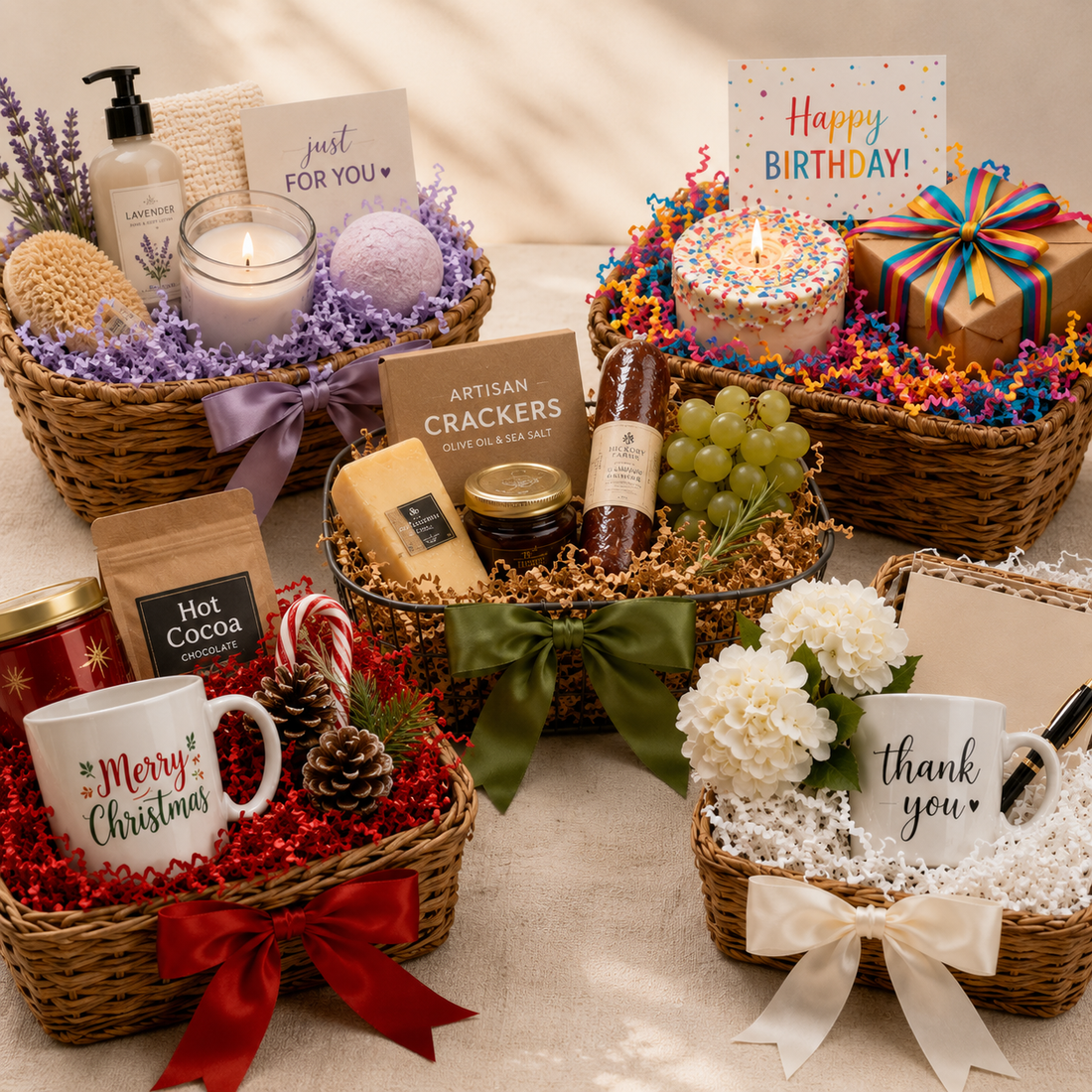 crinkle paper filler gift baskets