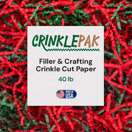Crinkle paper 40lb Christmas Shredded paper