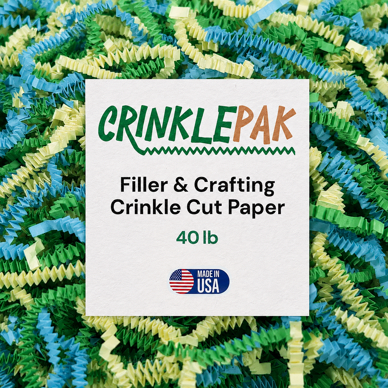Crinkle Paper 40Lb Spring Mix 40Lb Spring Mix colorful crinkle paper filler for packaging and gift baskets