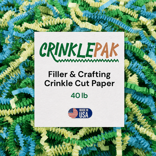 Crinkle Paper 40Lb Spring Mix 40Lb Spring Mix colorful crinkle paper filler for packaging and gift baskets