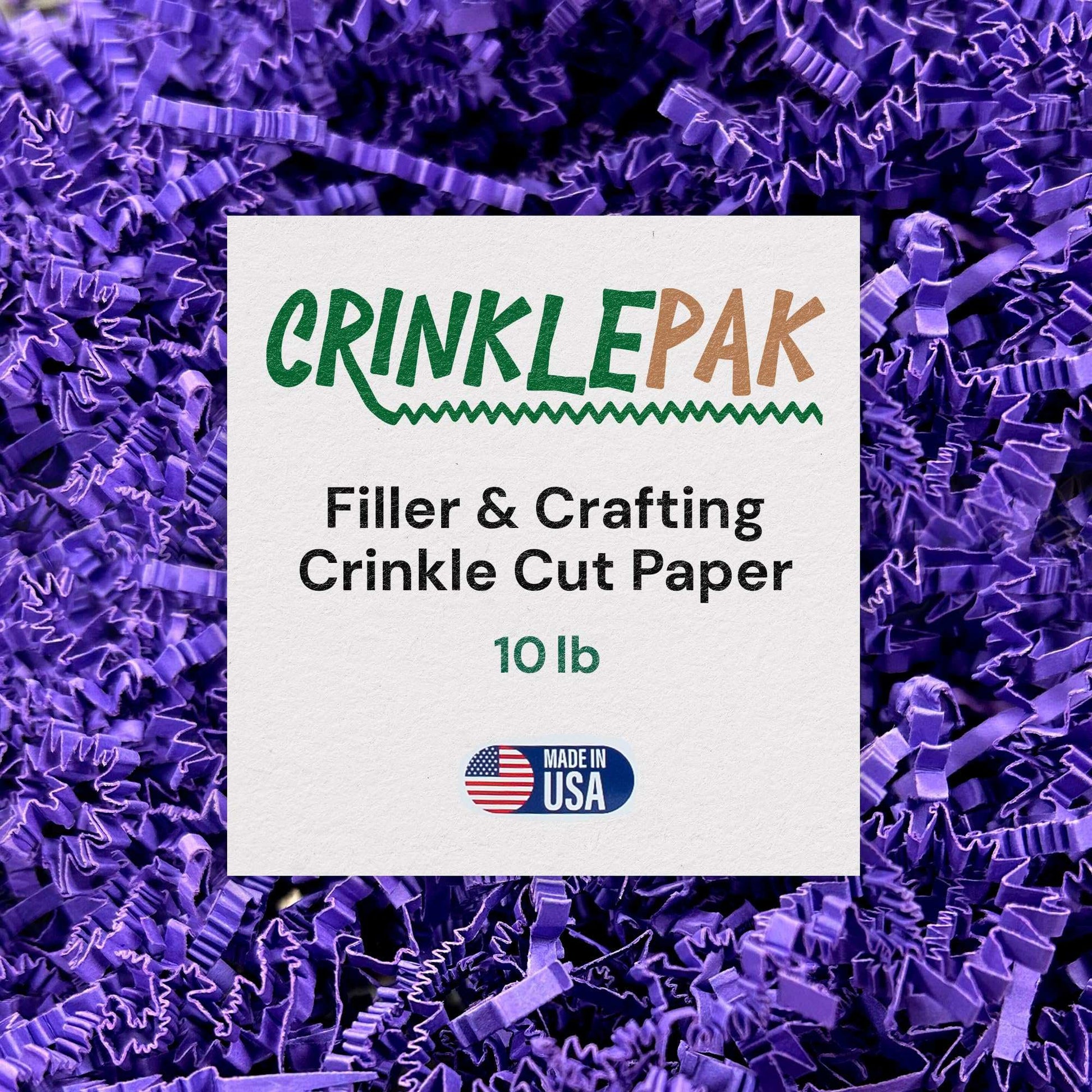 10lb purple shredded crinkle paper packaging filler for gift boxes and ecommerce cushioning