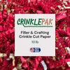 10lb red gold metallic crinkle paper filler for decorative packaging and crafting