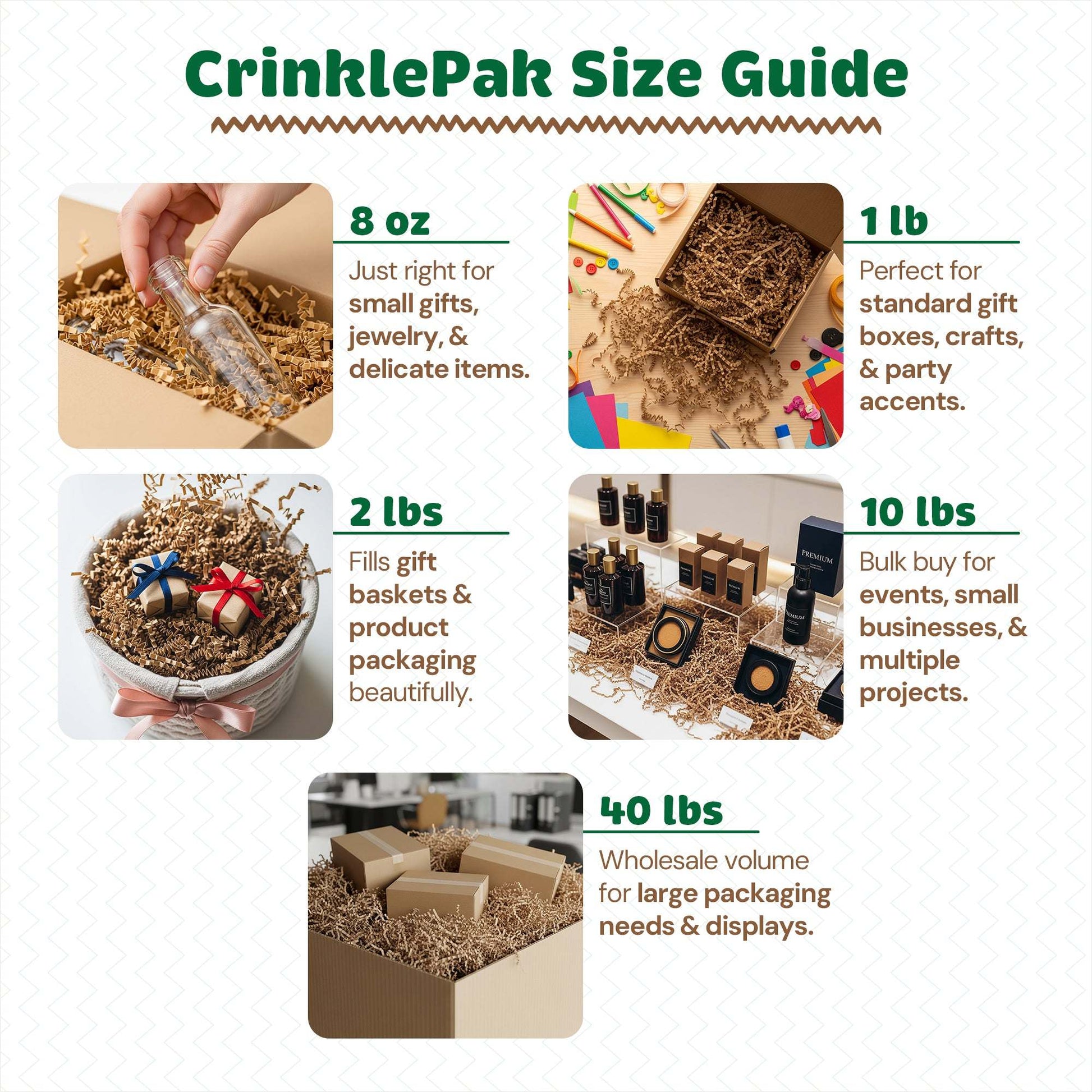 10lb red and silver metallic premium crinkle paper for elegant gift packaging and cushioning