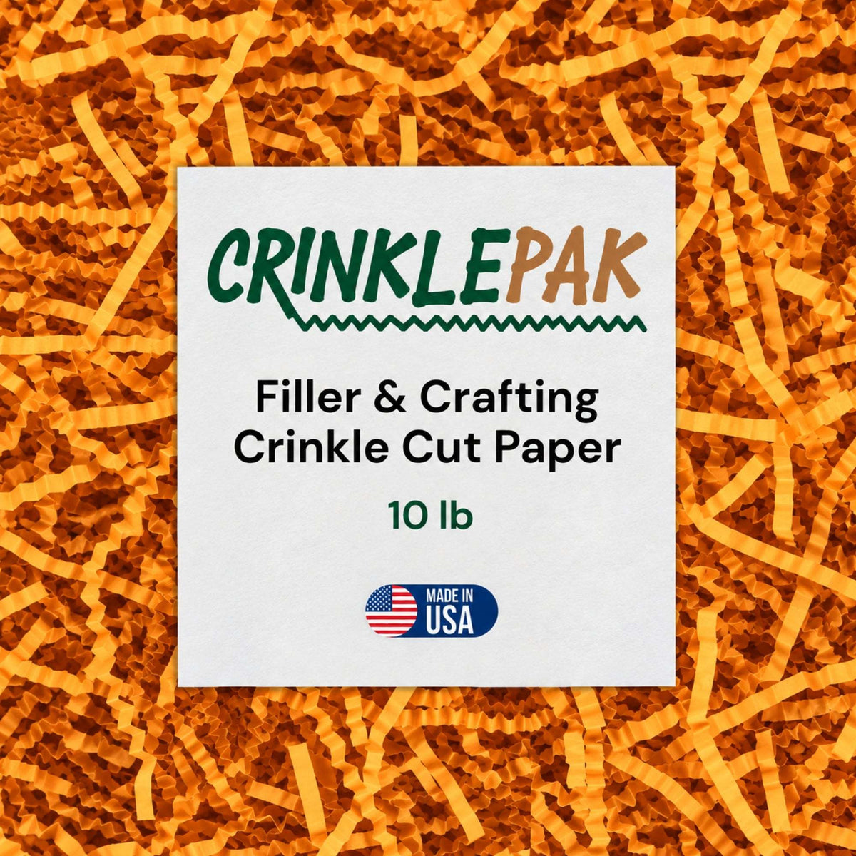 10lb Cognac Crinkle Paper