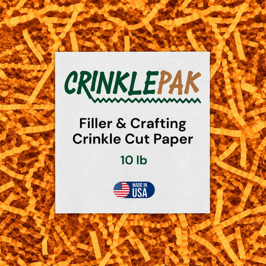 10lb Cognac Crinkle Paper