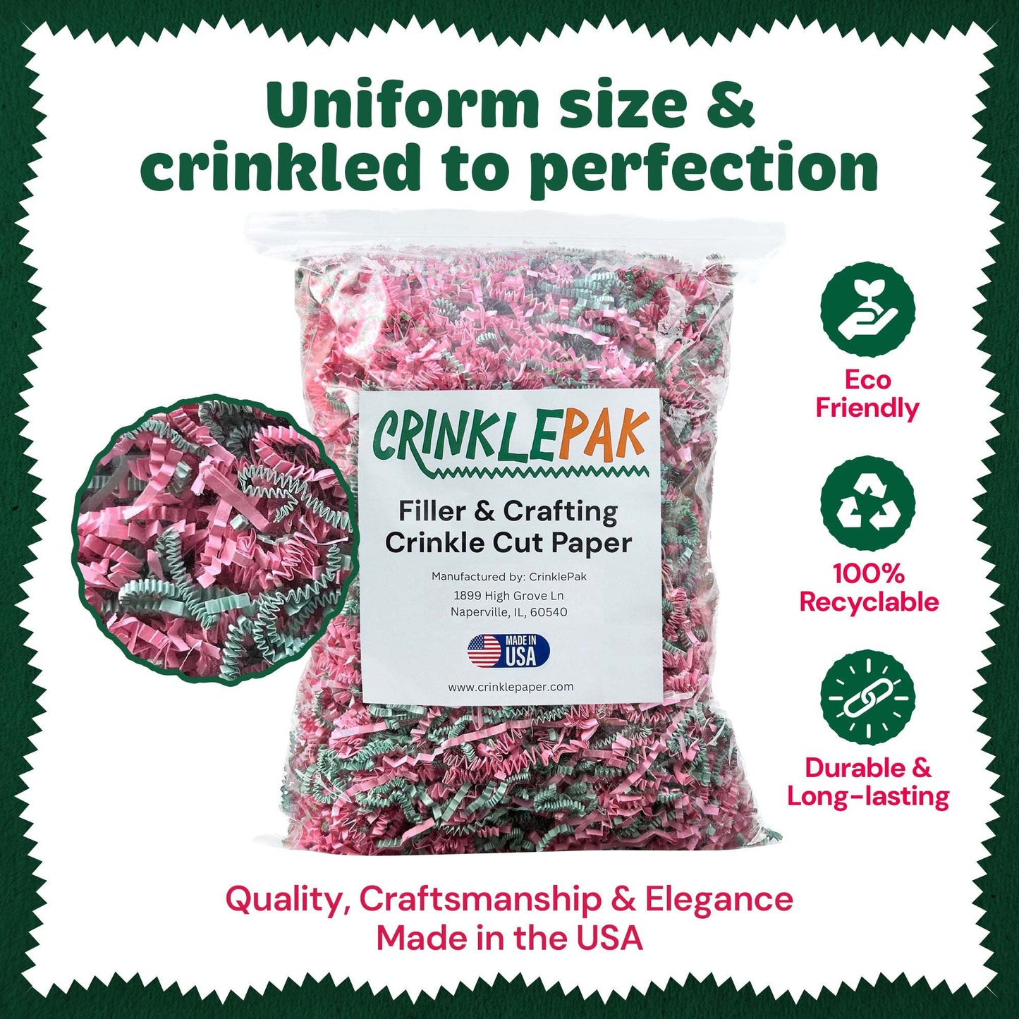 Colorful Easter Grass 10 LB bag for festive basket filler and spring decoration