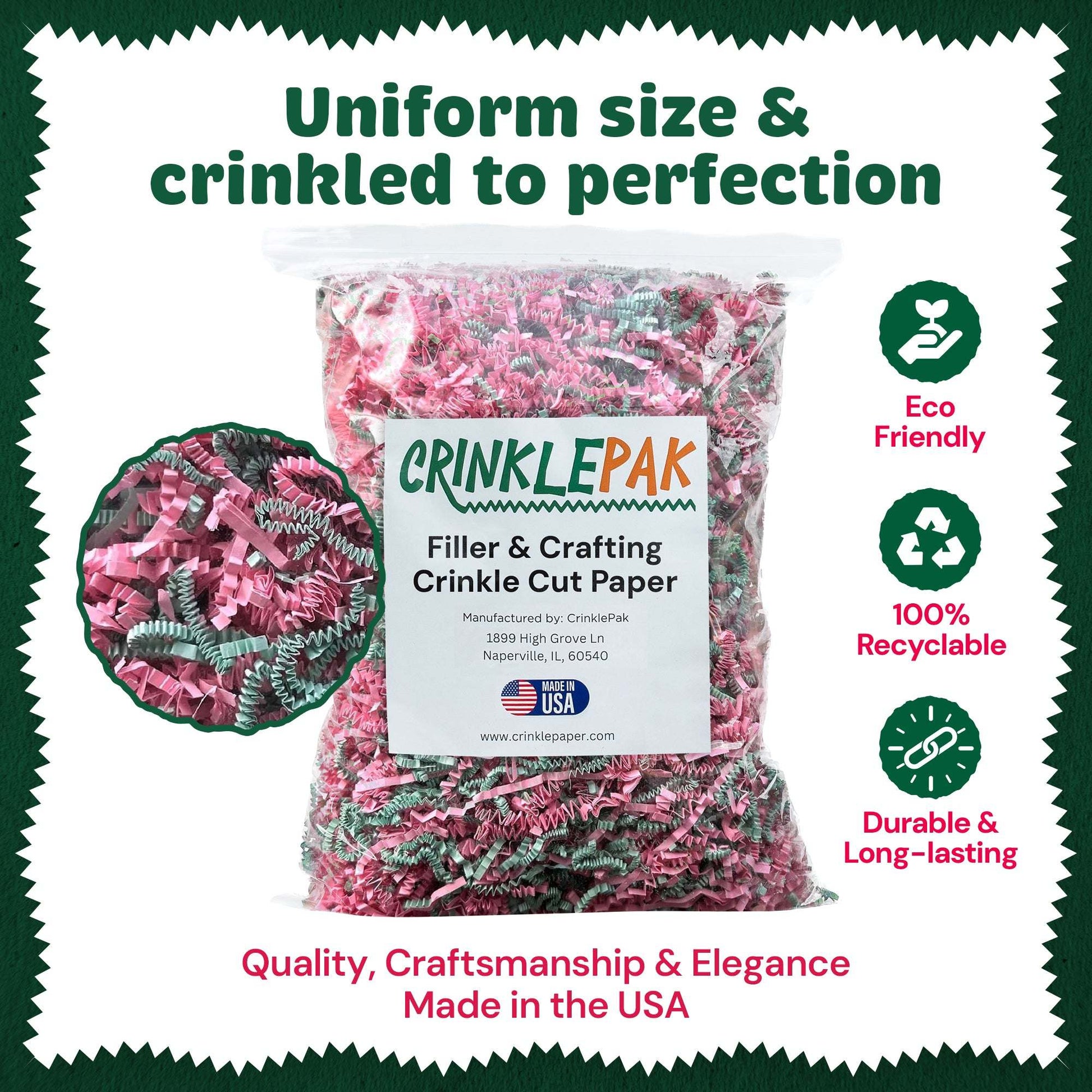 Colorful Easter Grass 10 LB bag for festive basket filler and spring decoration
